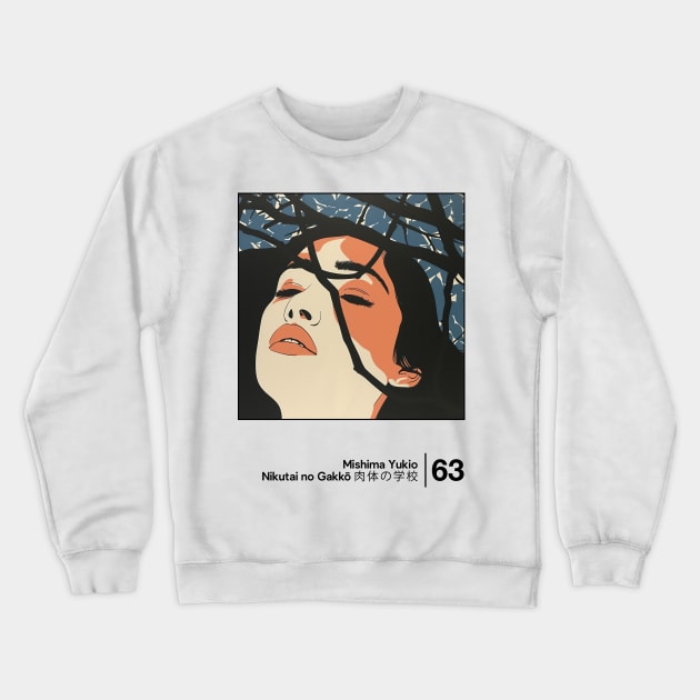 Mishima Yukio - Minimal Style Graphic Artwork Crewneck Sweatshirt by saudade